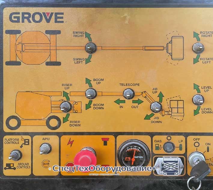 GROVE A60J нижний пульт