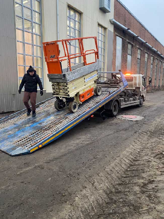 перевозка узкого подъемника